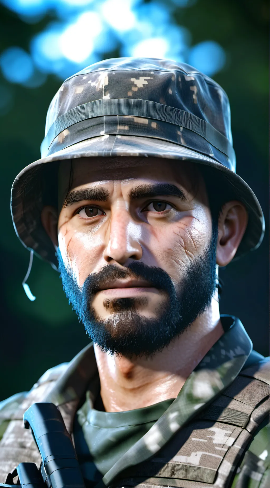 ai character: Captain Price background