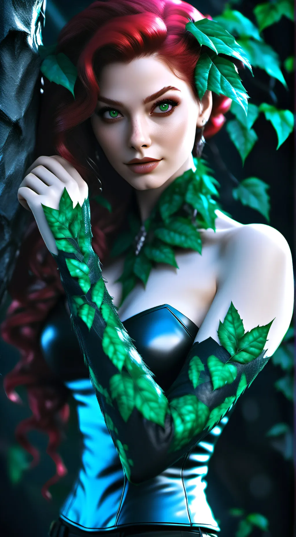 ai character: Poison Ivy  background