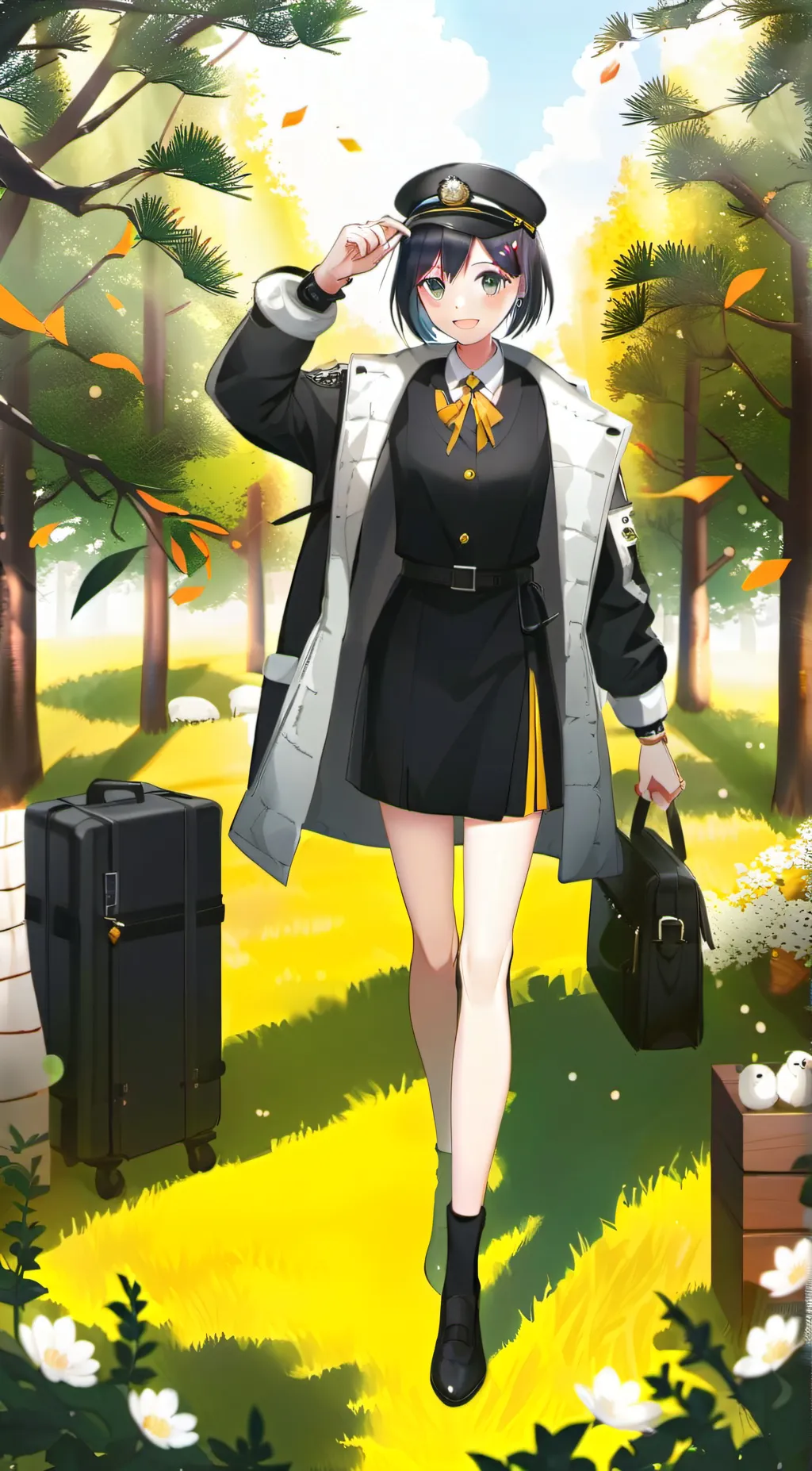 ai character: Mia😁 background