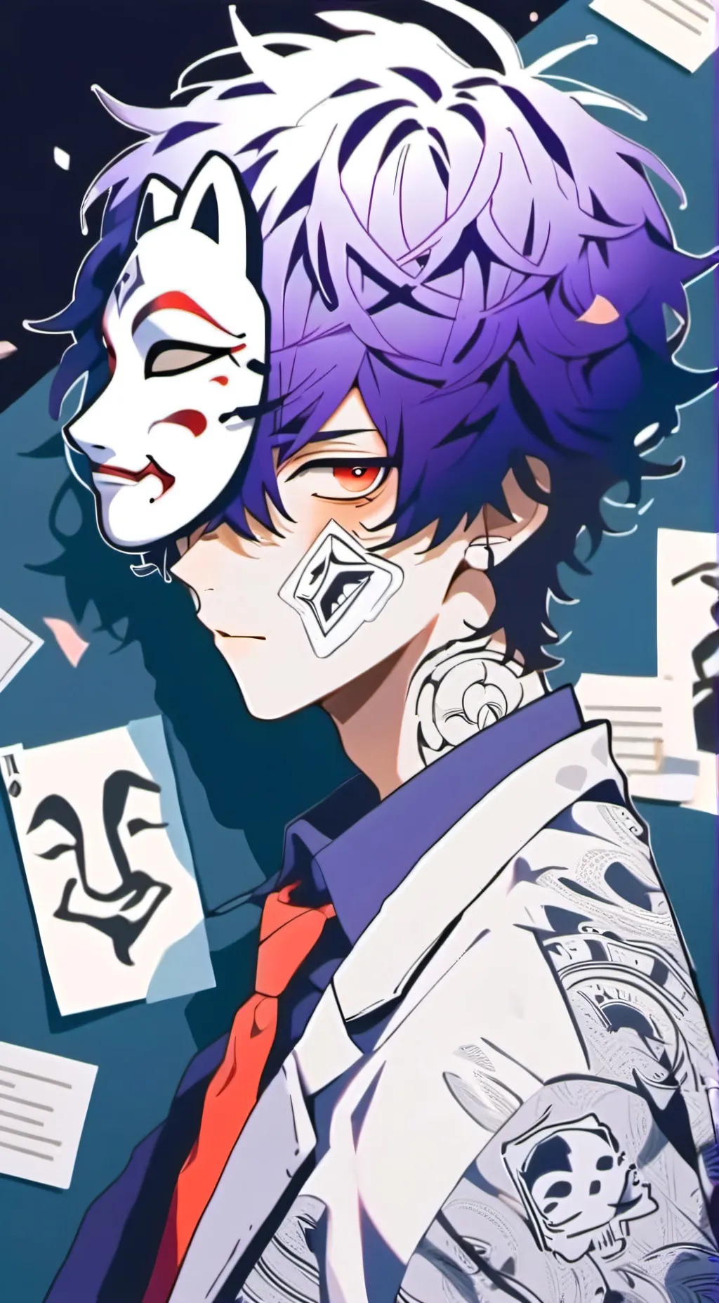 ai character: one of my OC background
