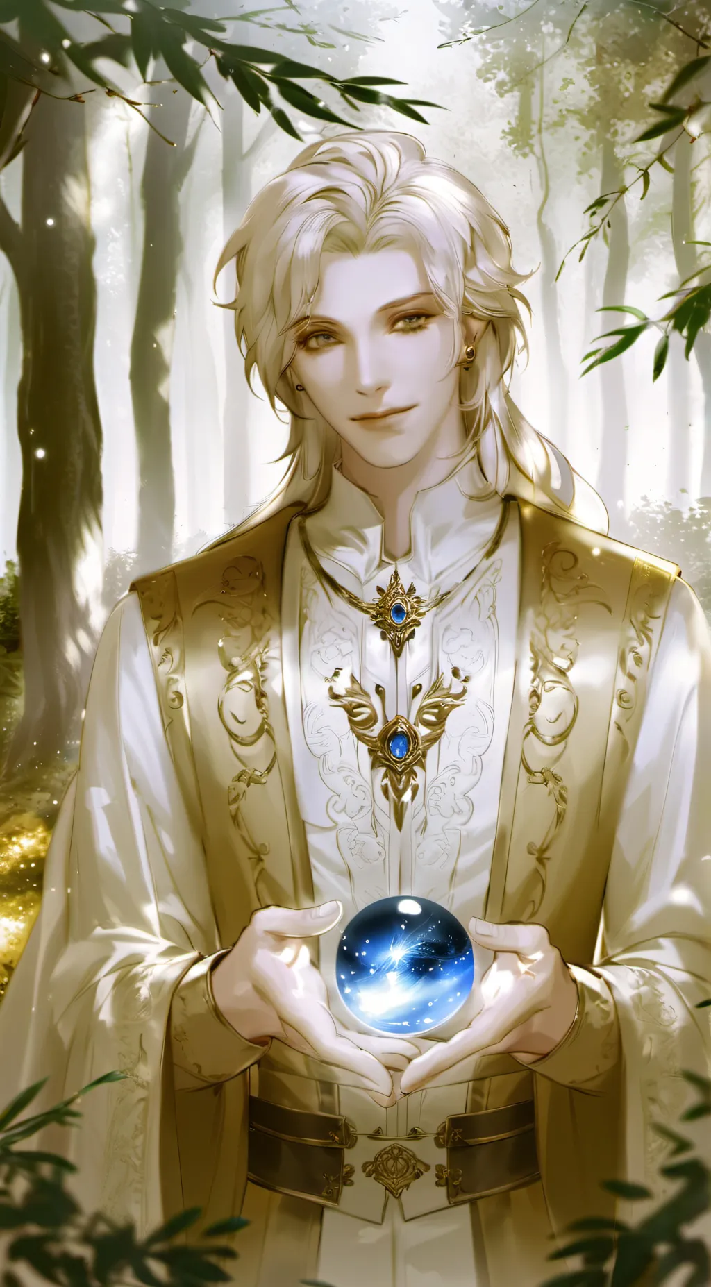 ai character: fairyking Zephyrus background
