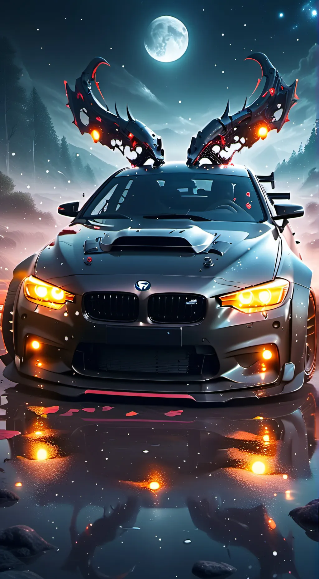 ai character: h.h road trip  background
