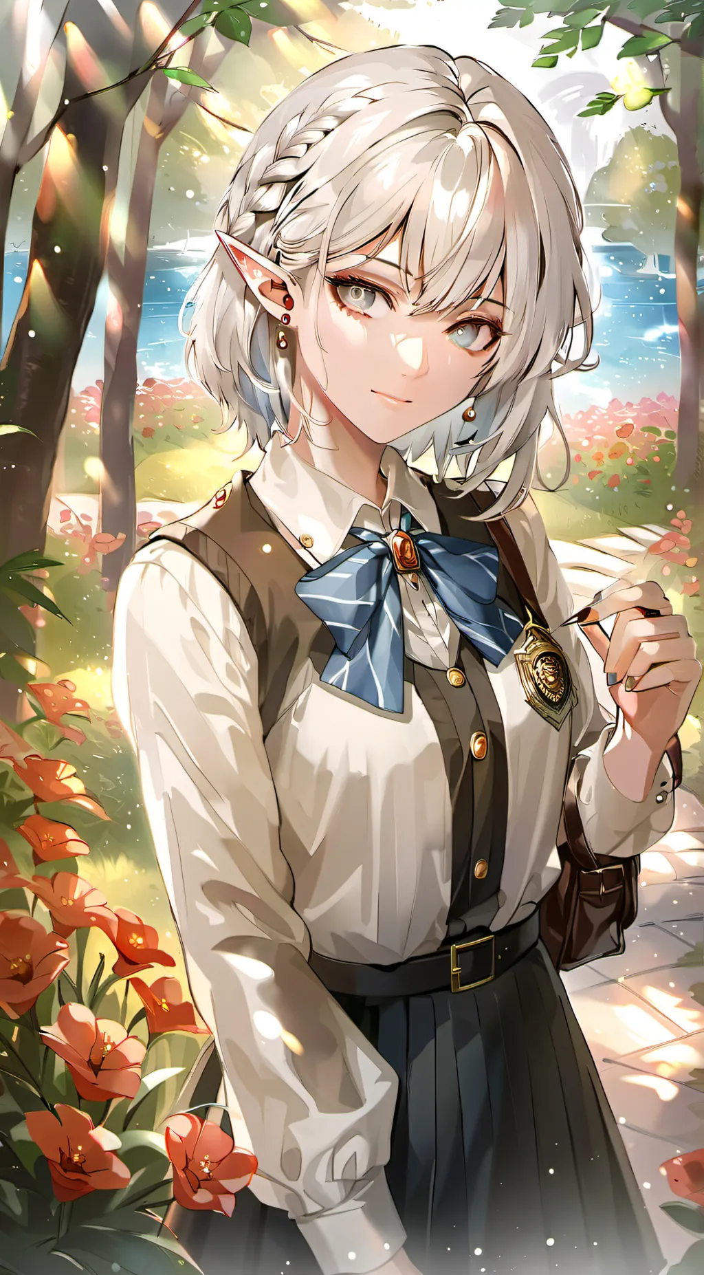 ai character: Robin (elf school) background