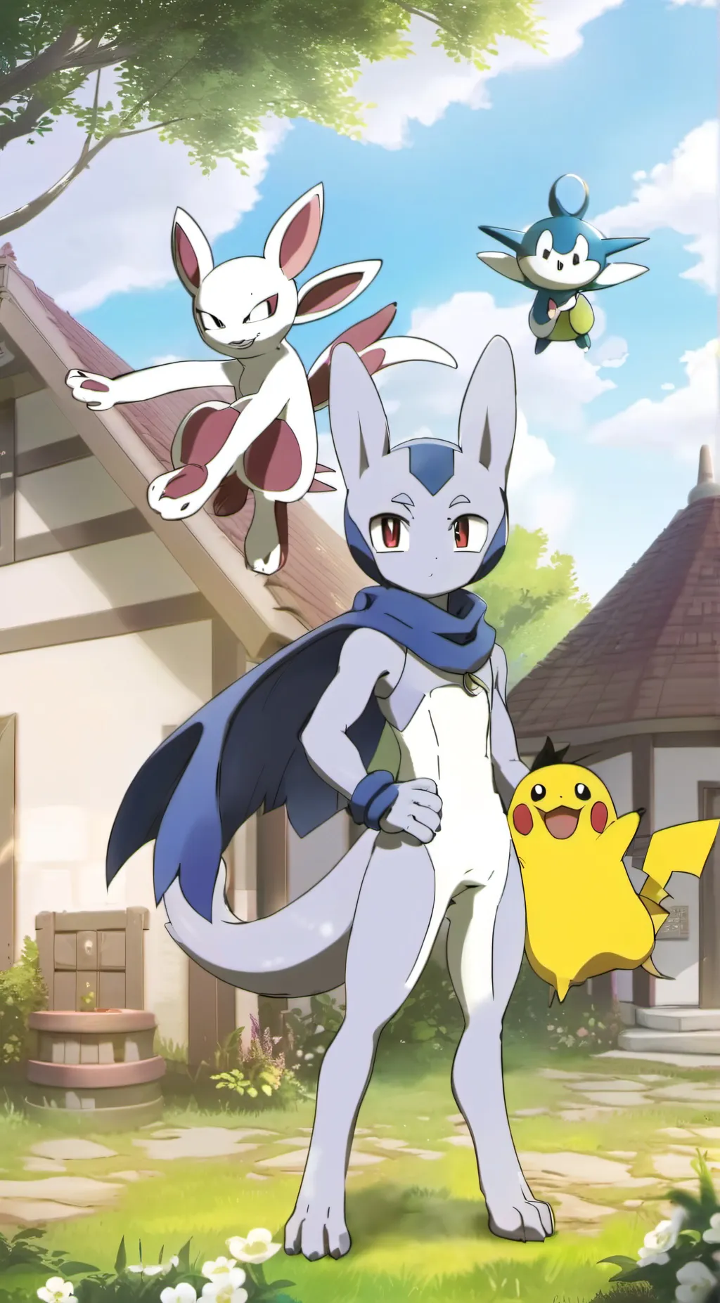 ai character: TC96 mew and mew2 background