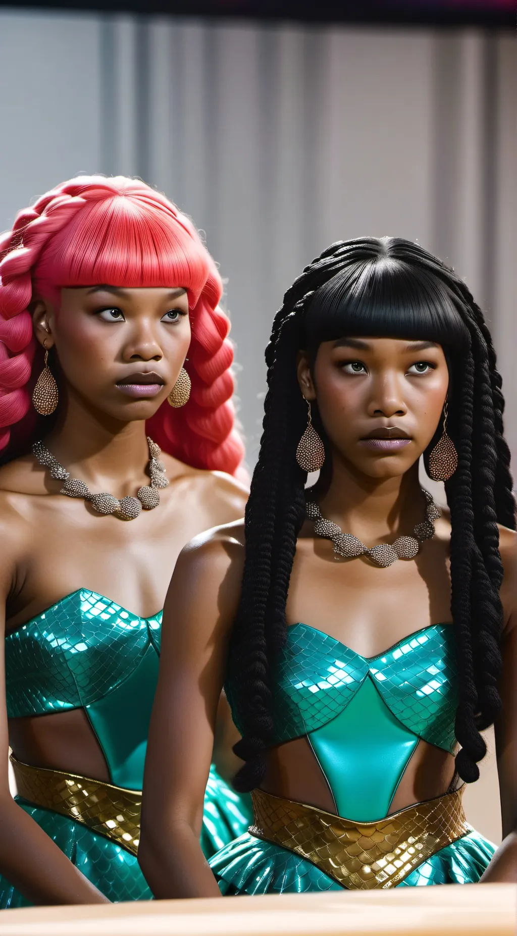 ai character: Mermaid Sisters background