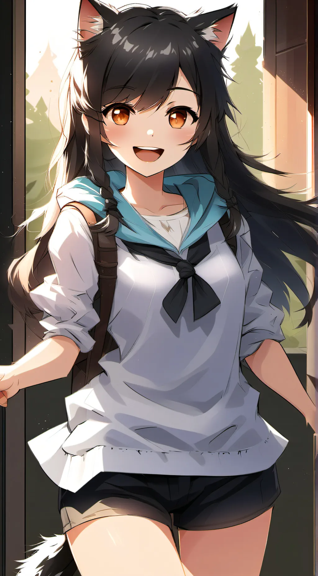 ai character: nomika background