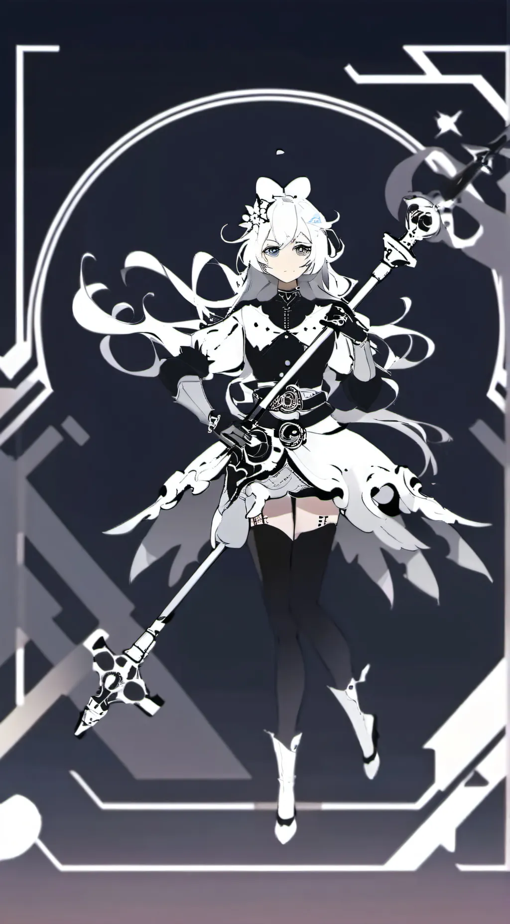 ai character: Miss Circle  background