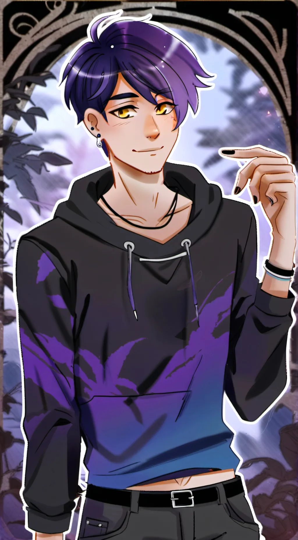 ai character: Sebastian background