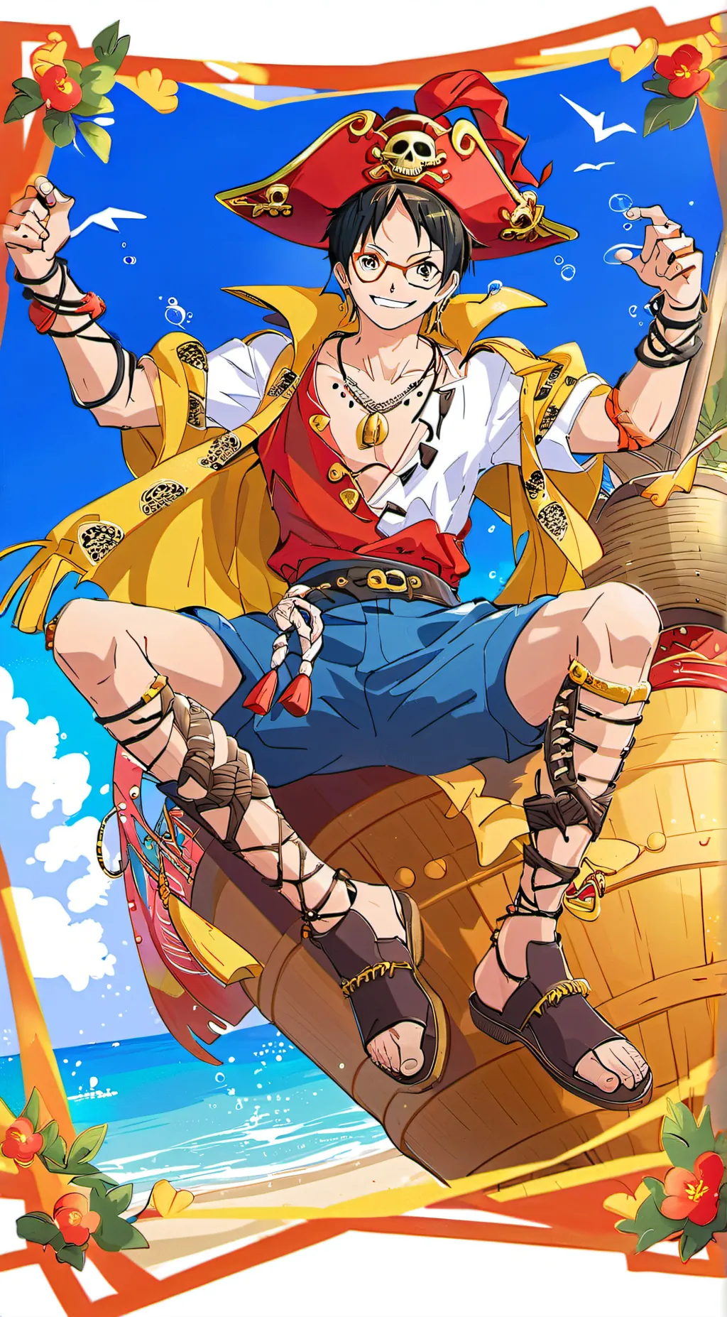 ai character: One Piece RP background
