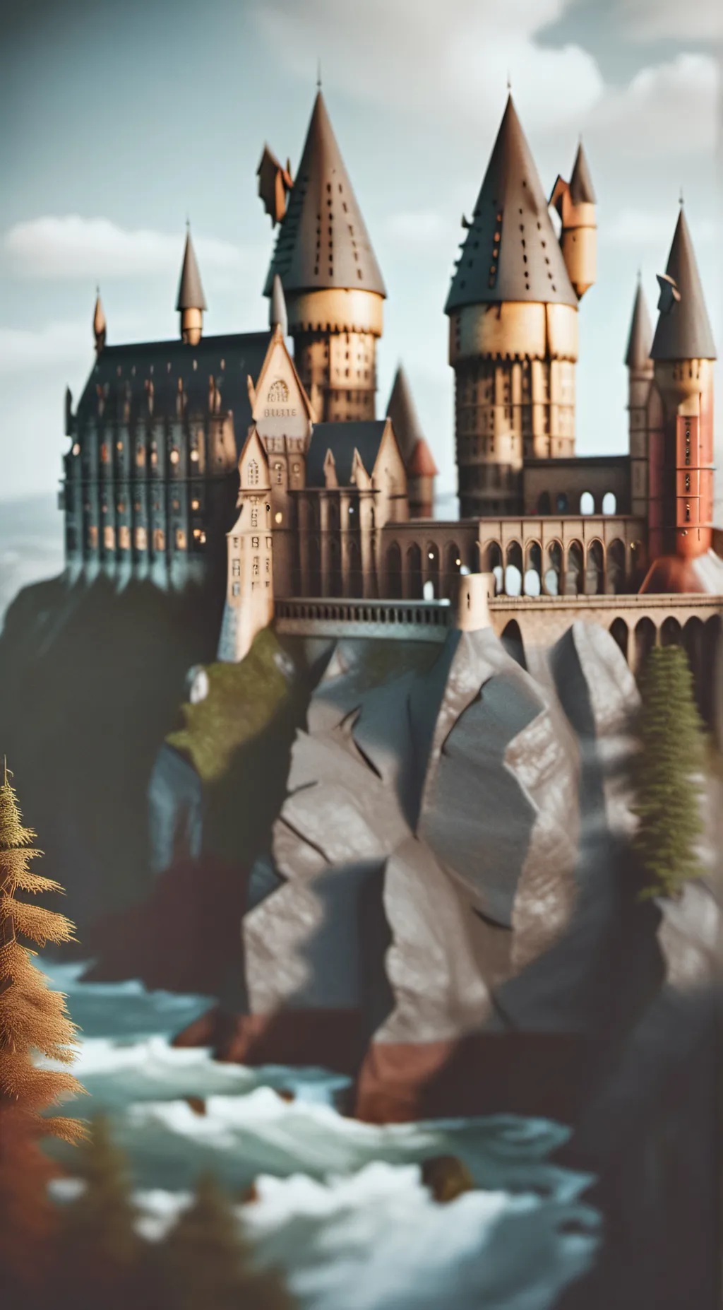 ai character: Hogwarts background