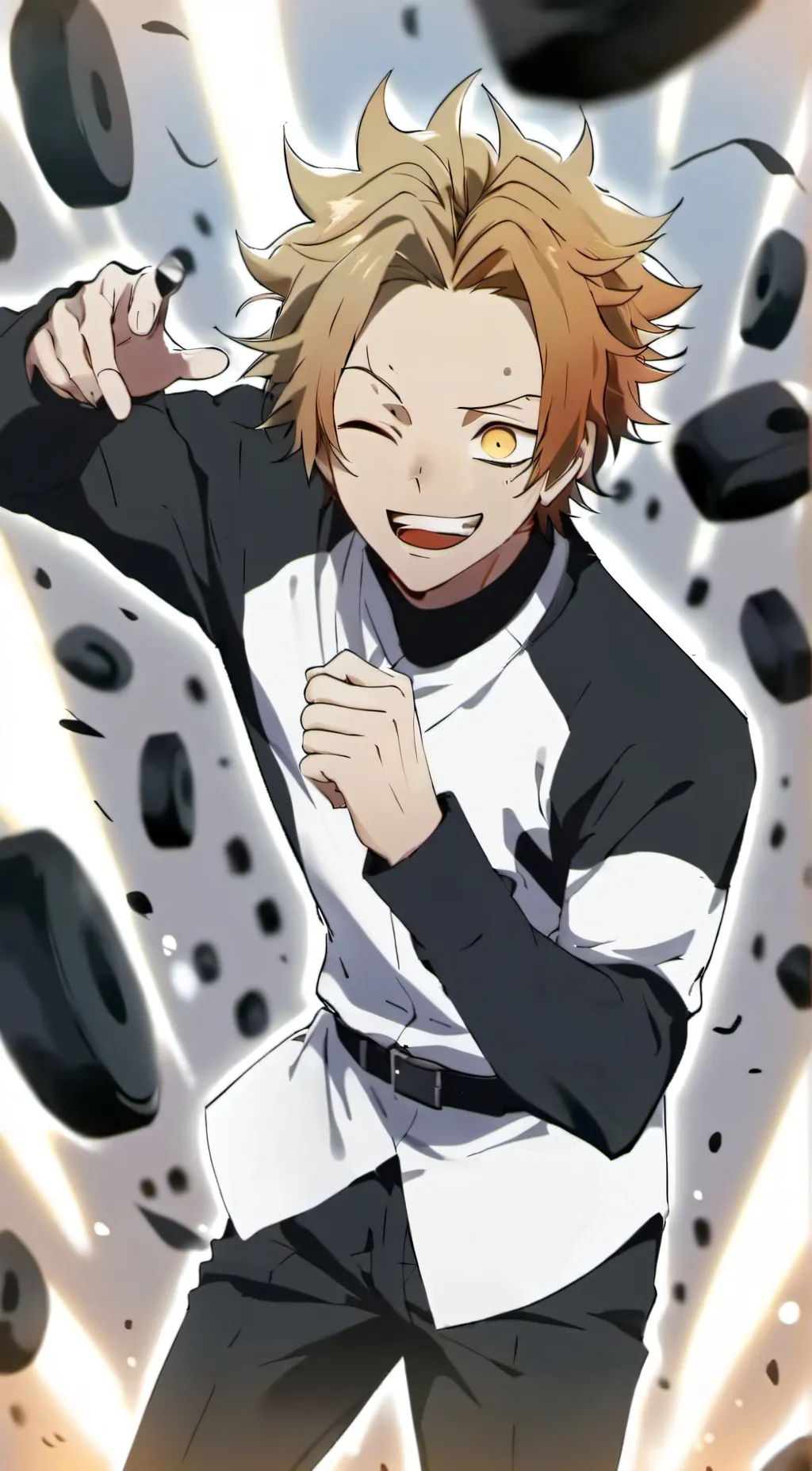 ai character: Denki background