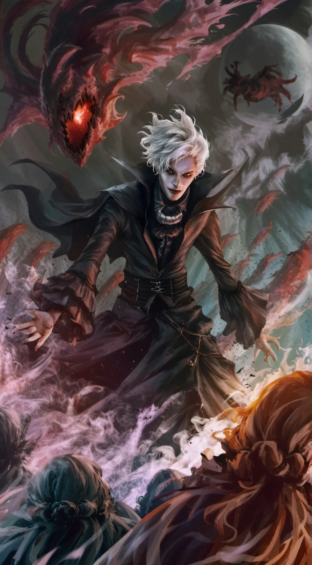 ai character: Flame Flicker background