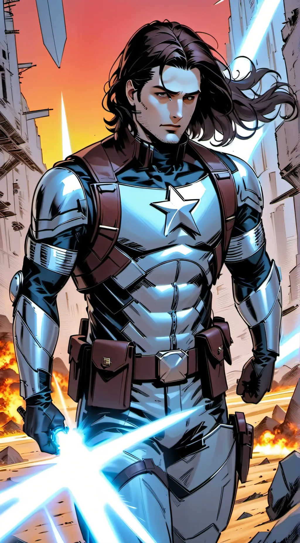 ai character: bucky barnes background
