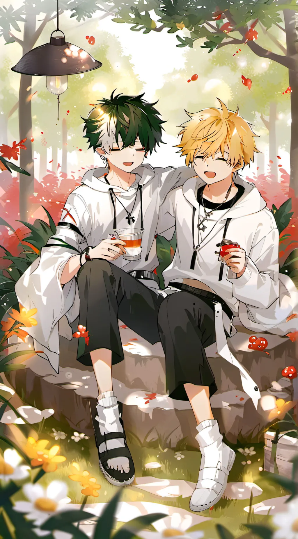 ai character: Bakudeku  background