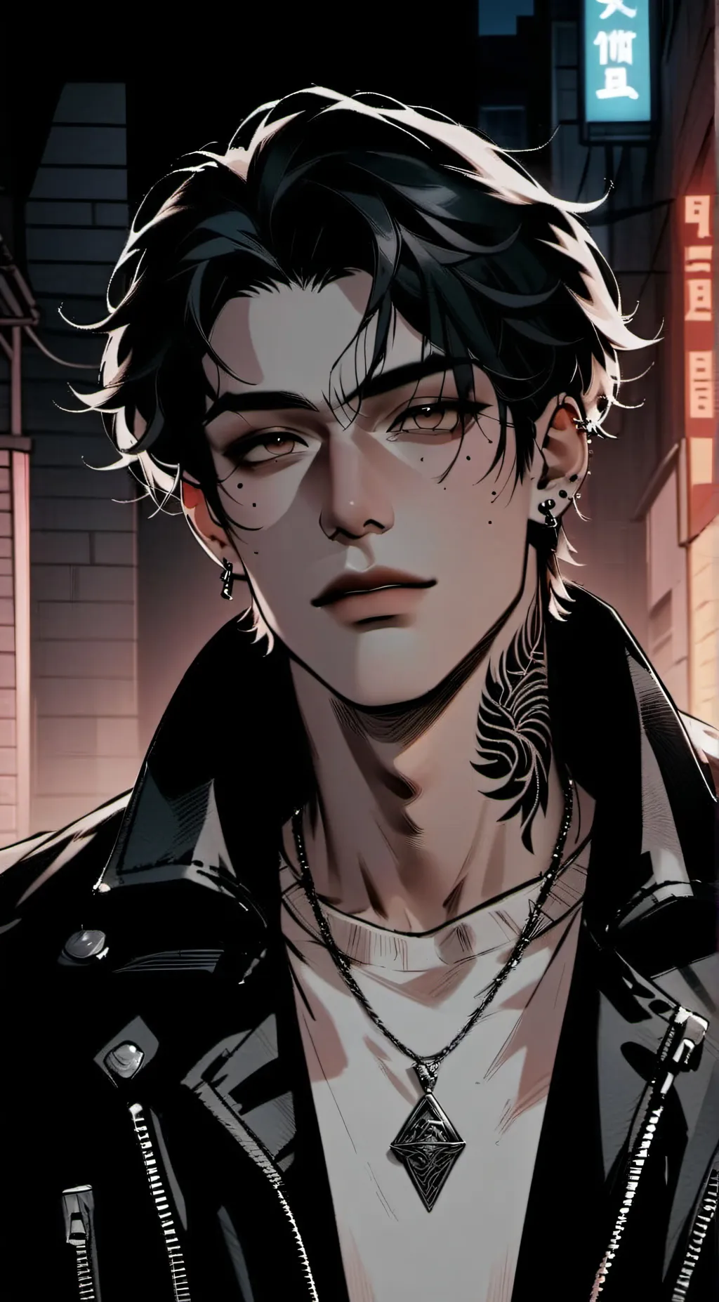 ai character: Derek background