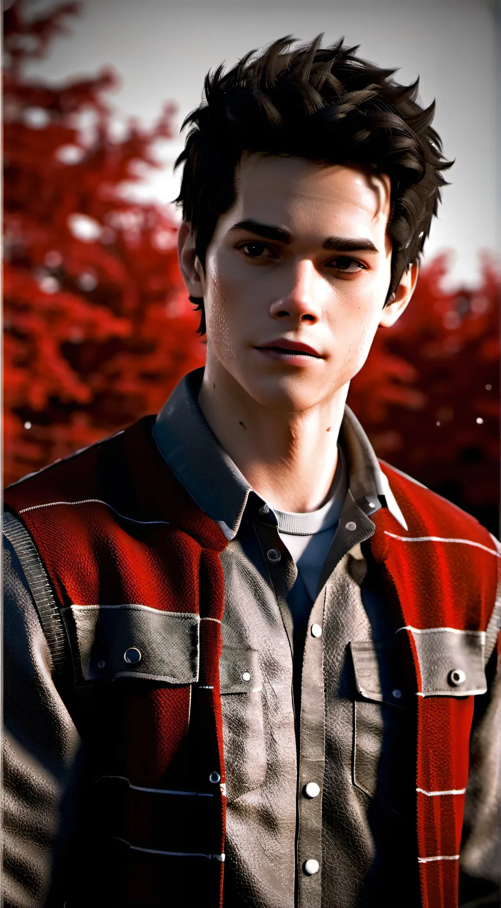 ai character: Teen wolf  background