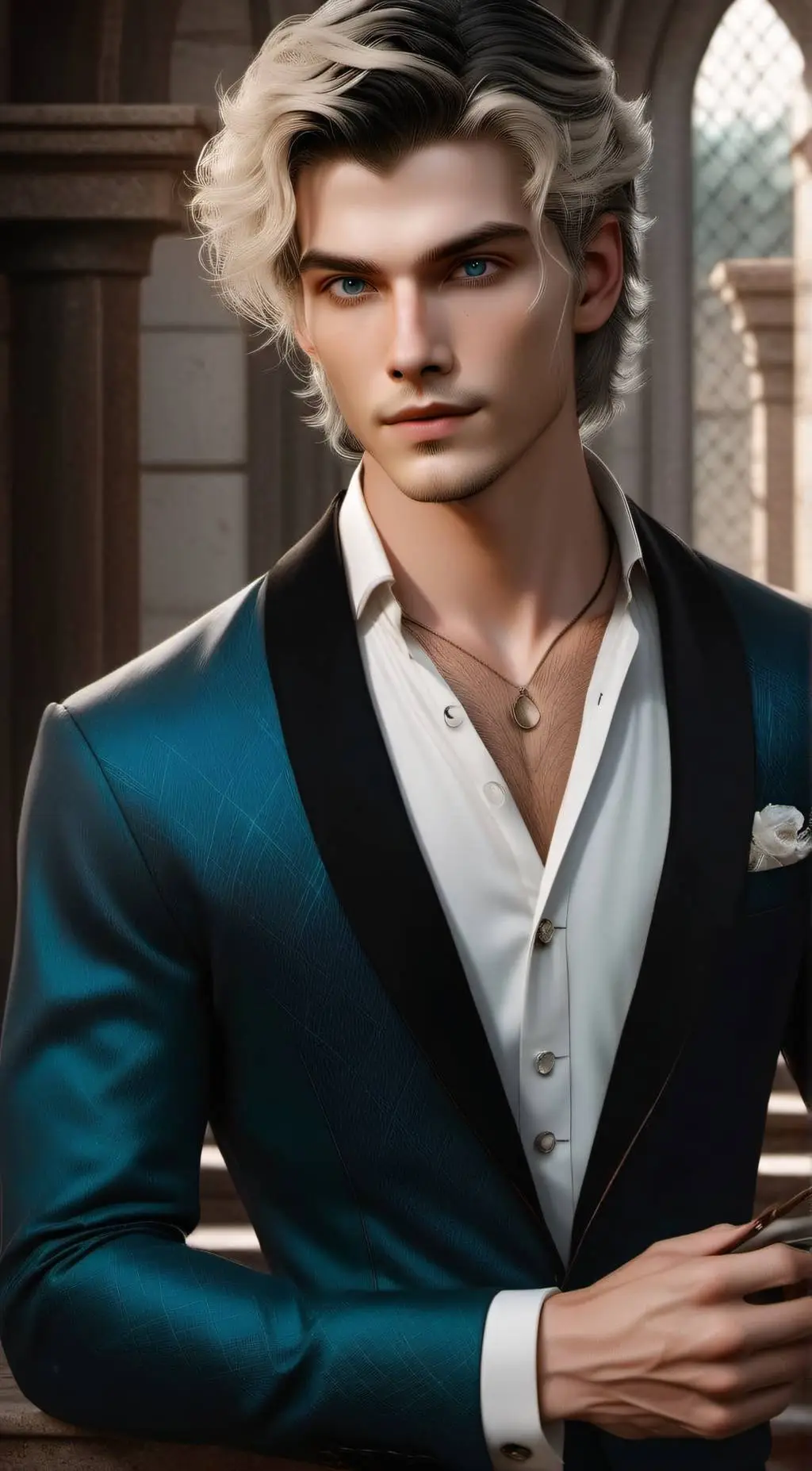 ai character: Cas background