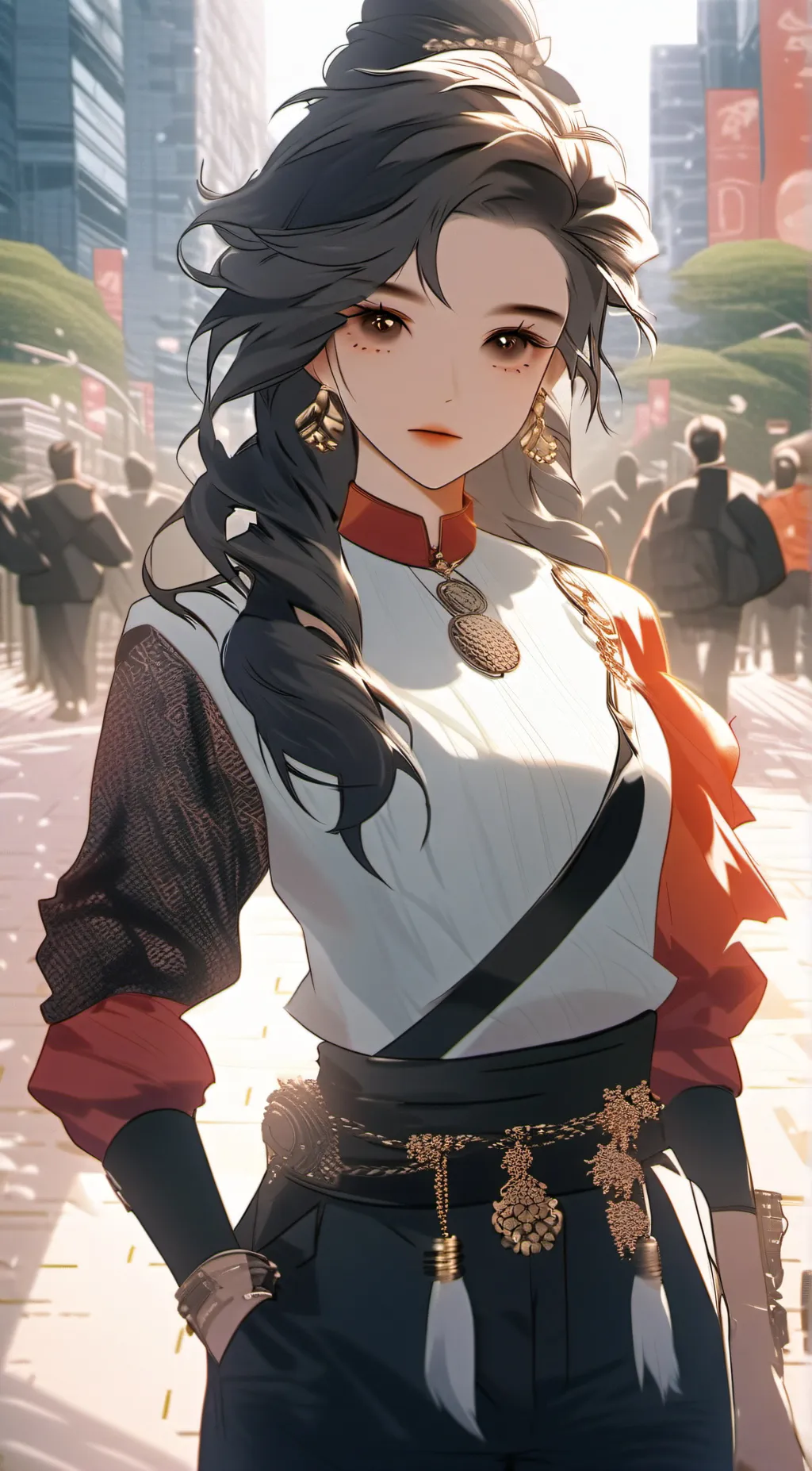 ai character: Sophia background
