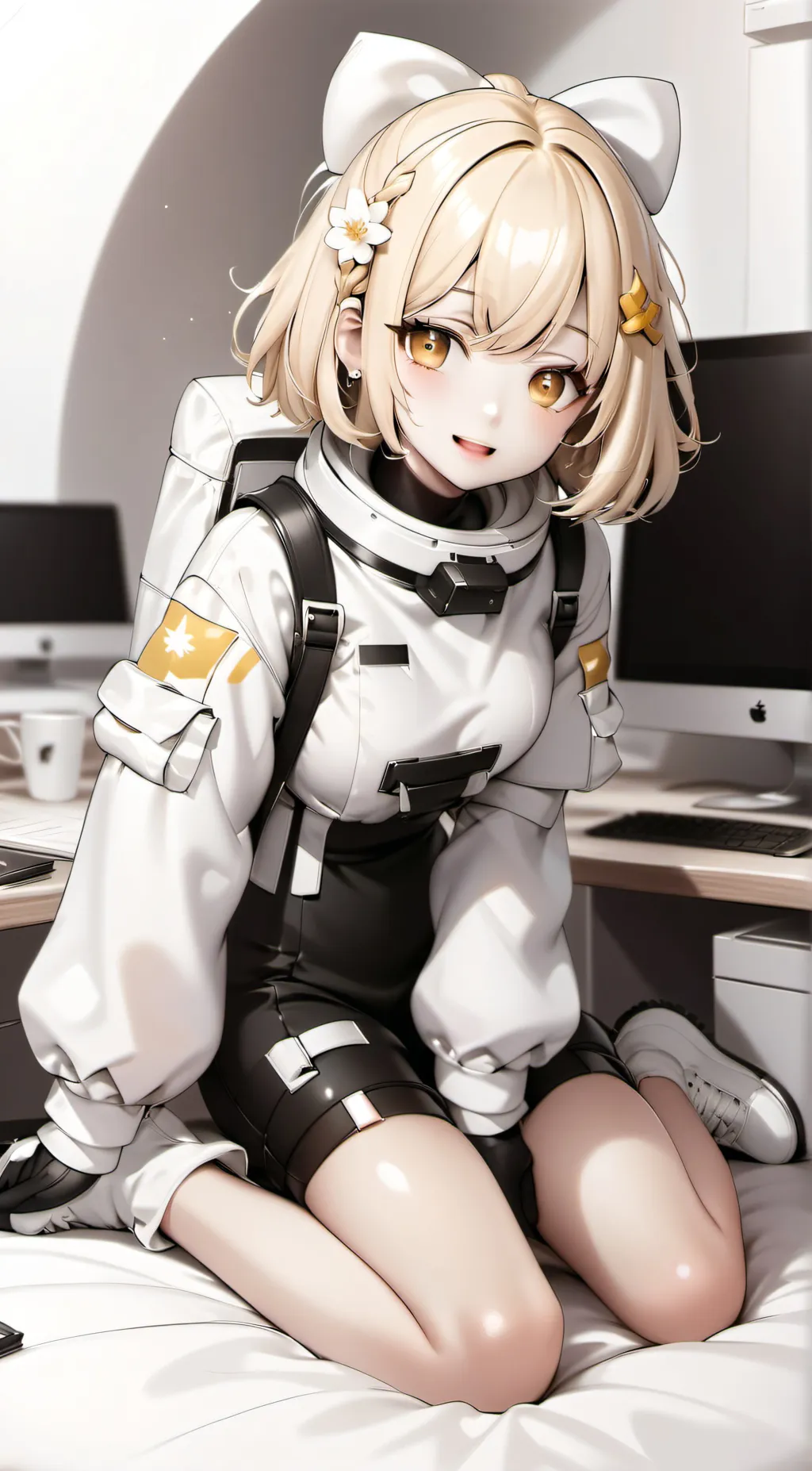 ai character: Banana (Among Us) background