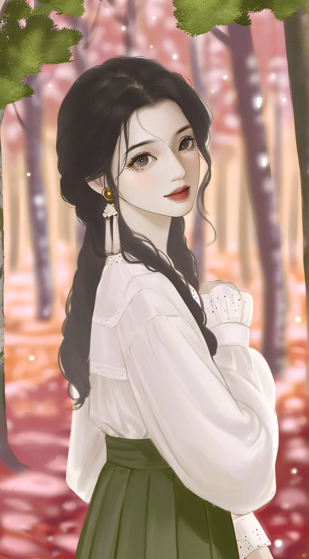 ai character: Grace background