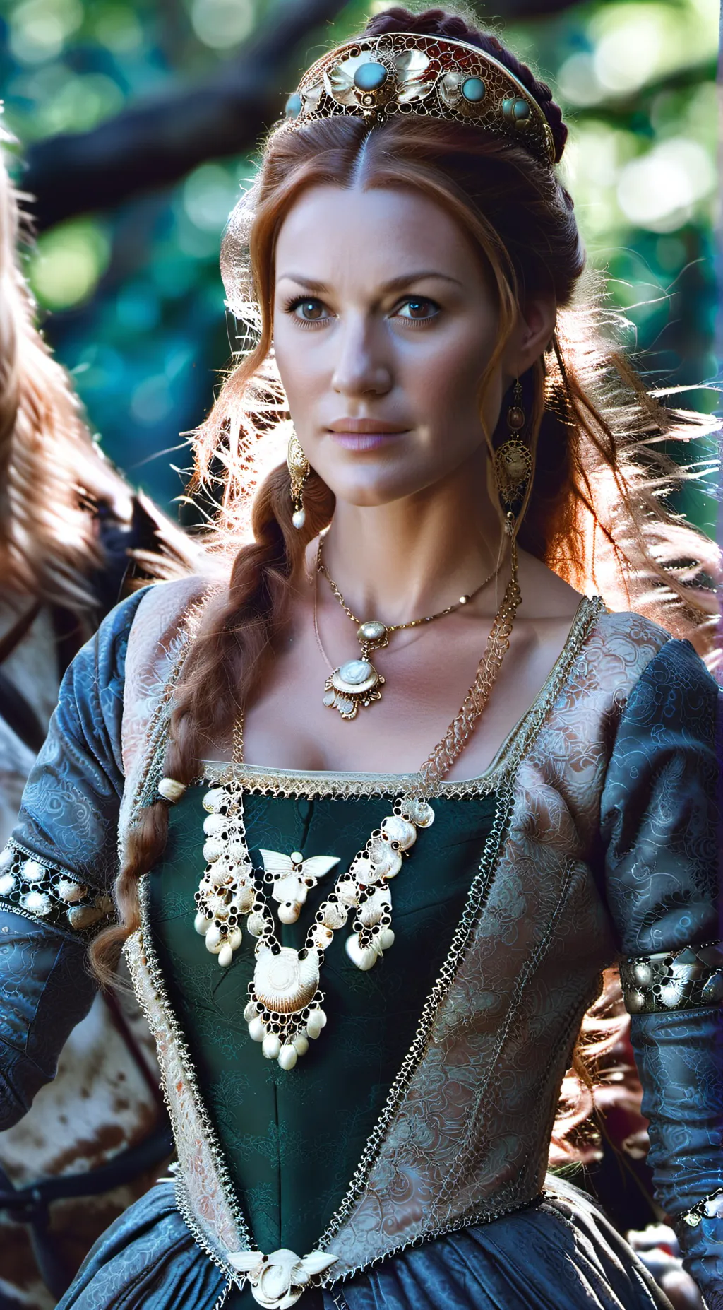 ai character: Jane Seymour  background