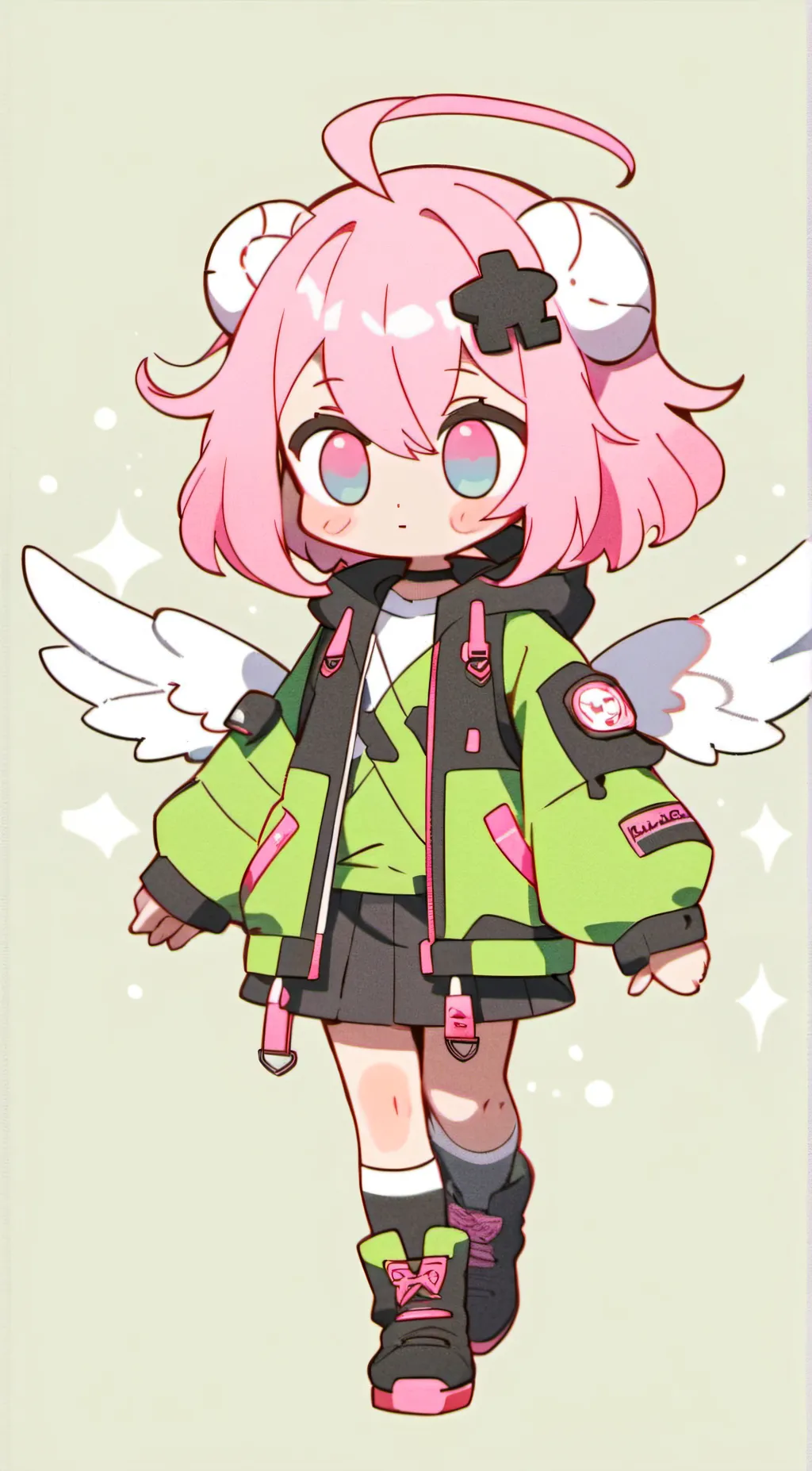 ai character: Plastic trend:3 background