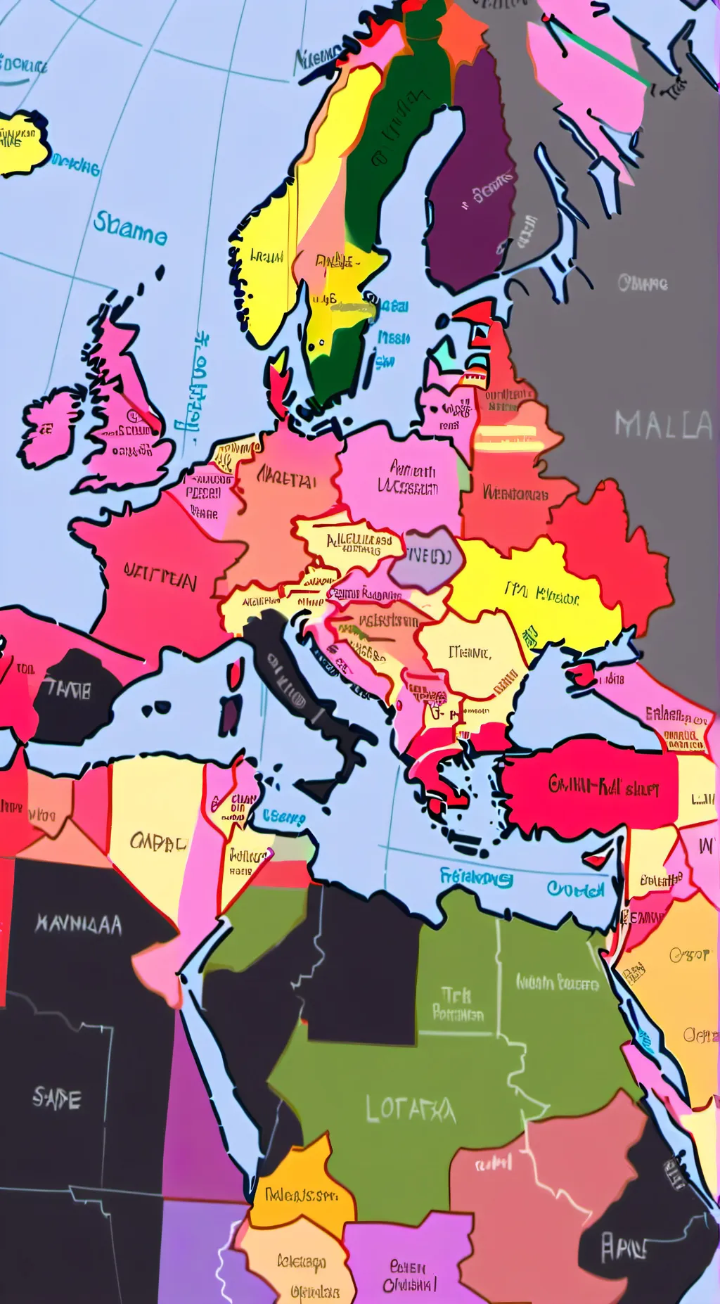 ai character: Europe 🇪🇺✌️ background