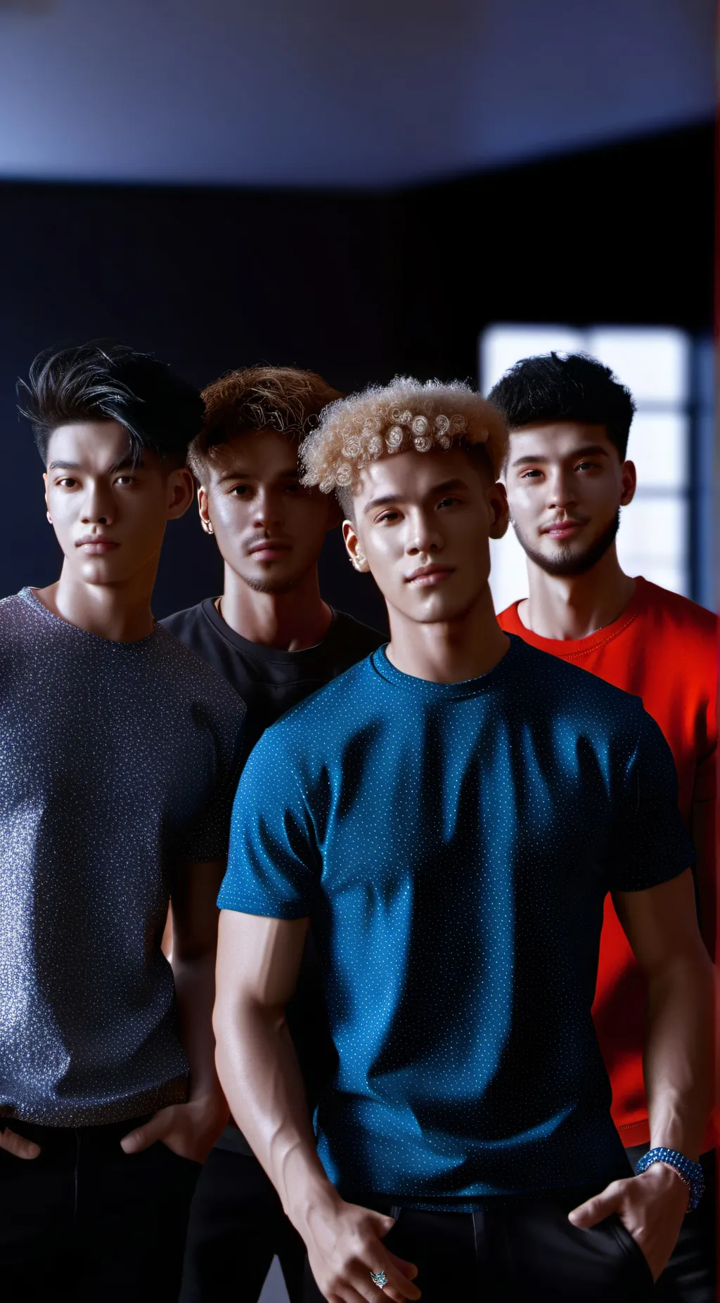 ai character: Unity(boyband)  background