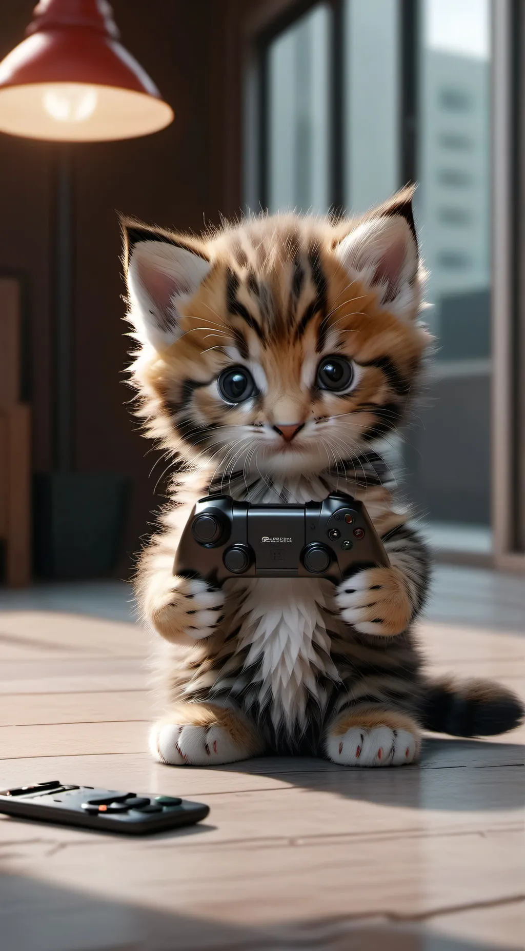 ai character: baby kitten background
