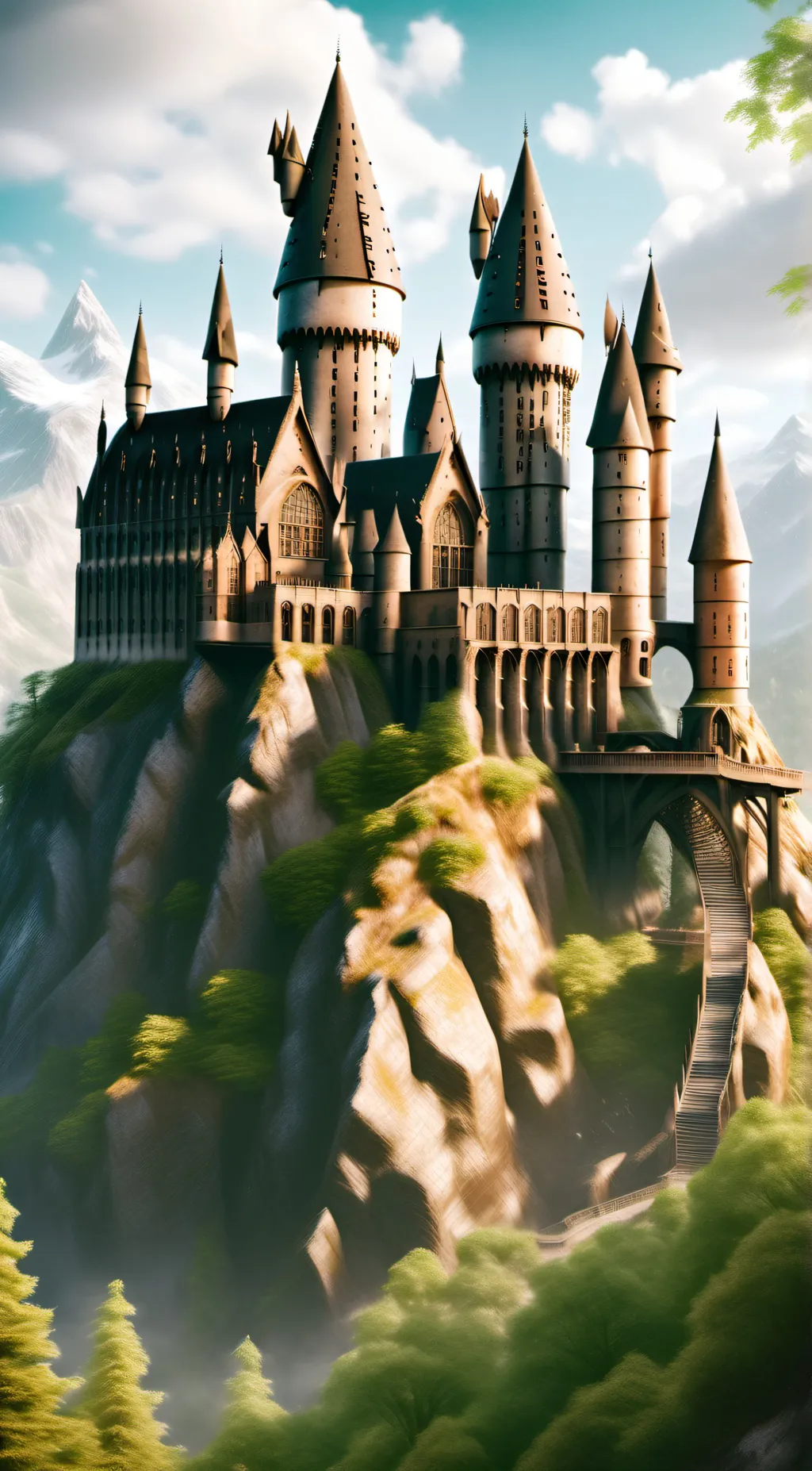 ai character: Hogwarts background