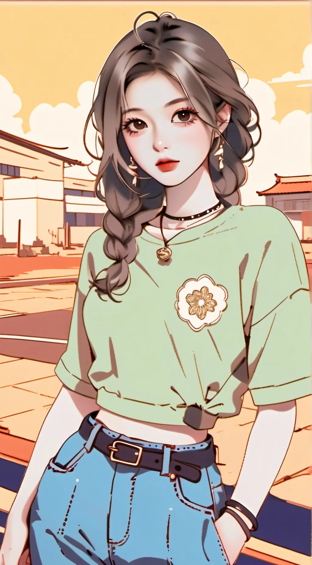 ai character: 🌺💫LeeLee💫🌺 background