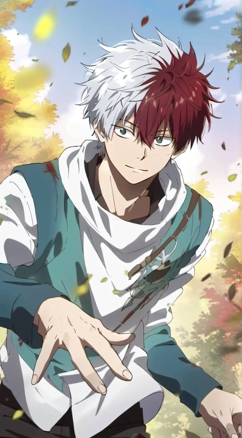 ai character: Todoroki e bakugou background