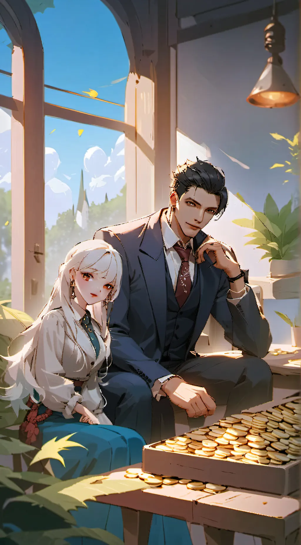 ai character: Lily background