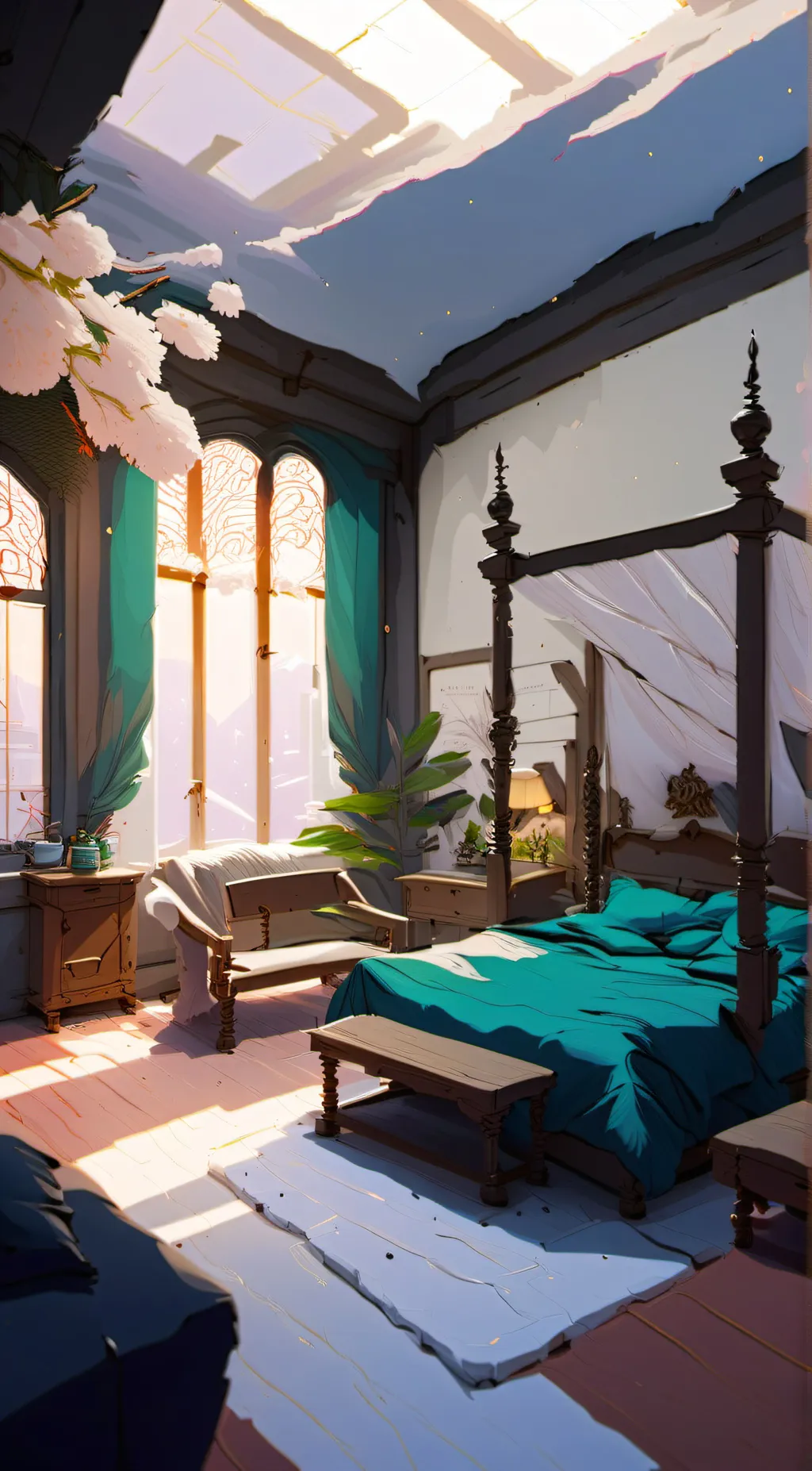 ai character: FNF Sleepover  background