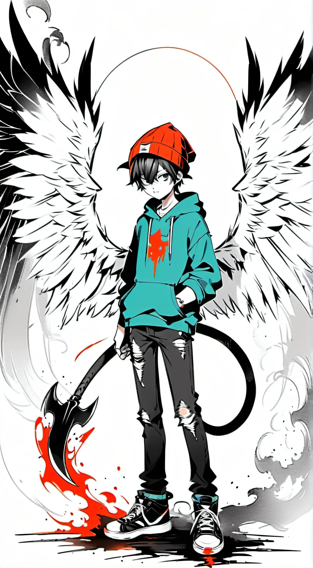 ai character: Skeps ( hazbin ) background