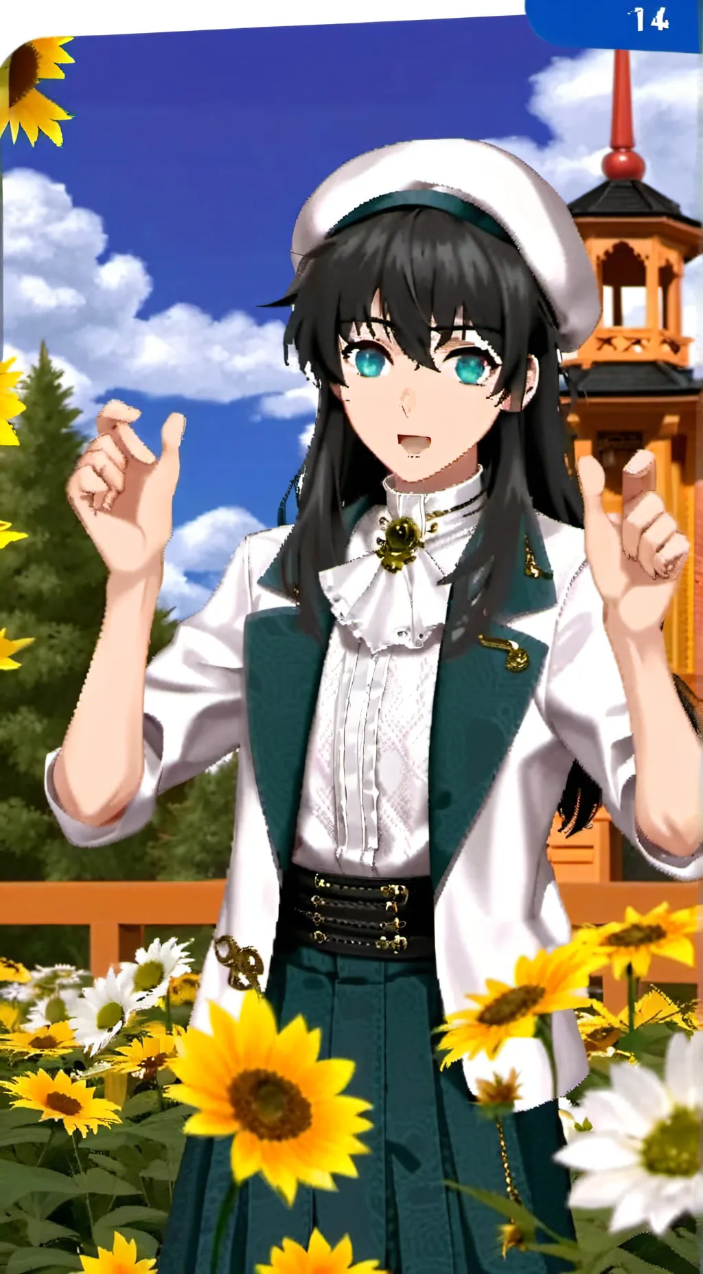 ai character: Tokito  background