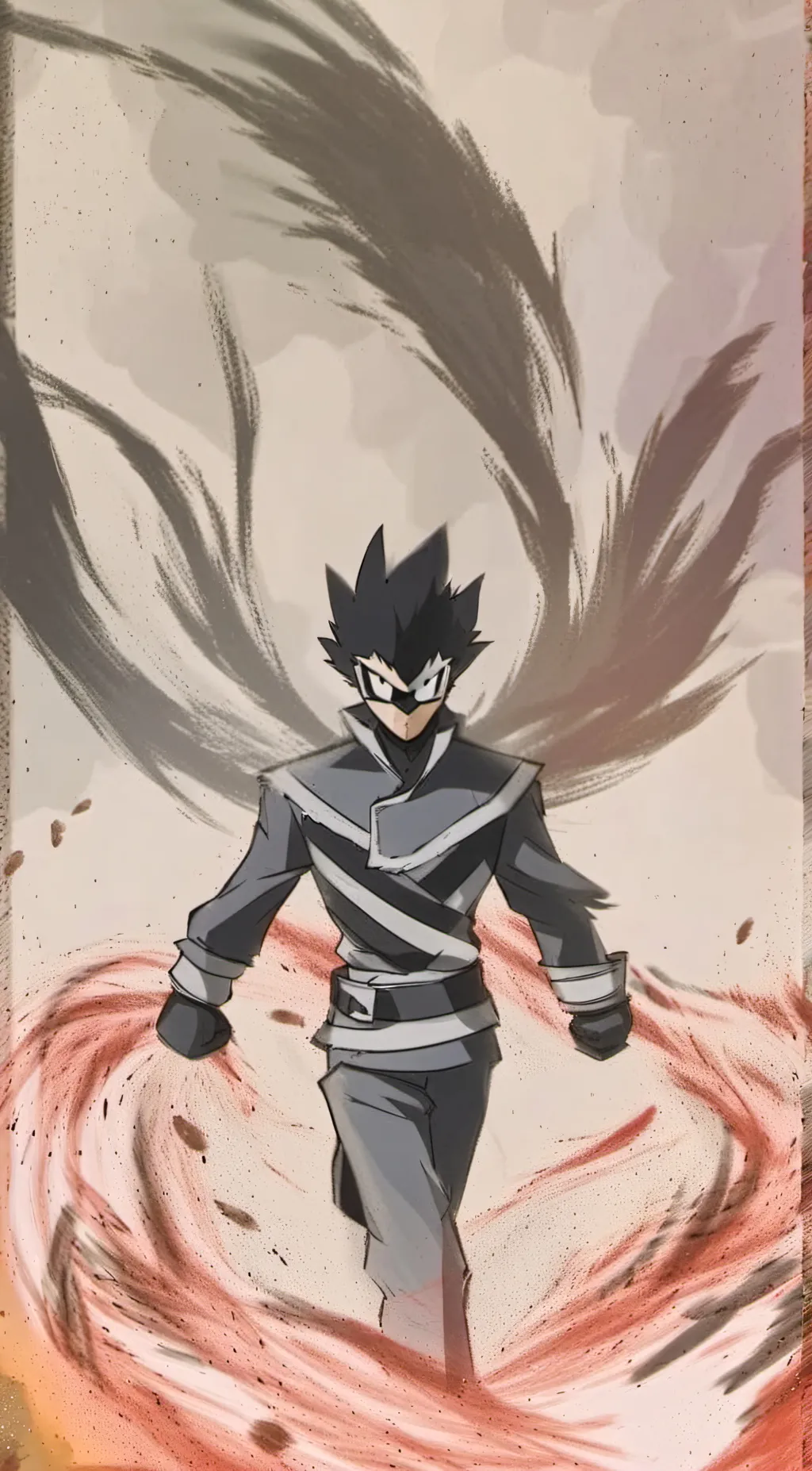 ai character: mina x tokoyami background