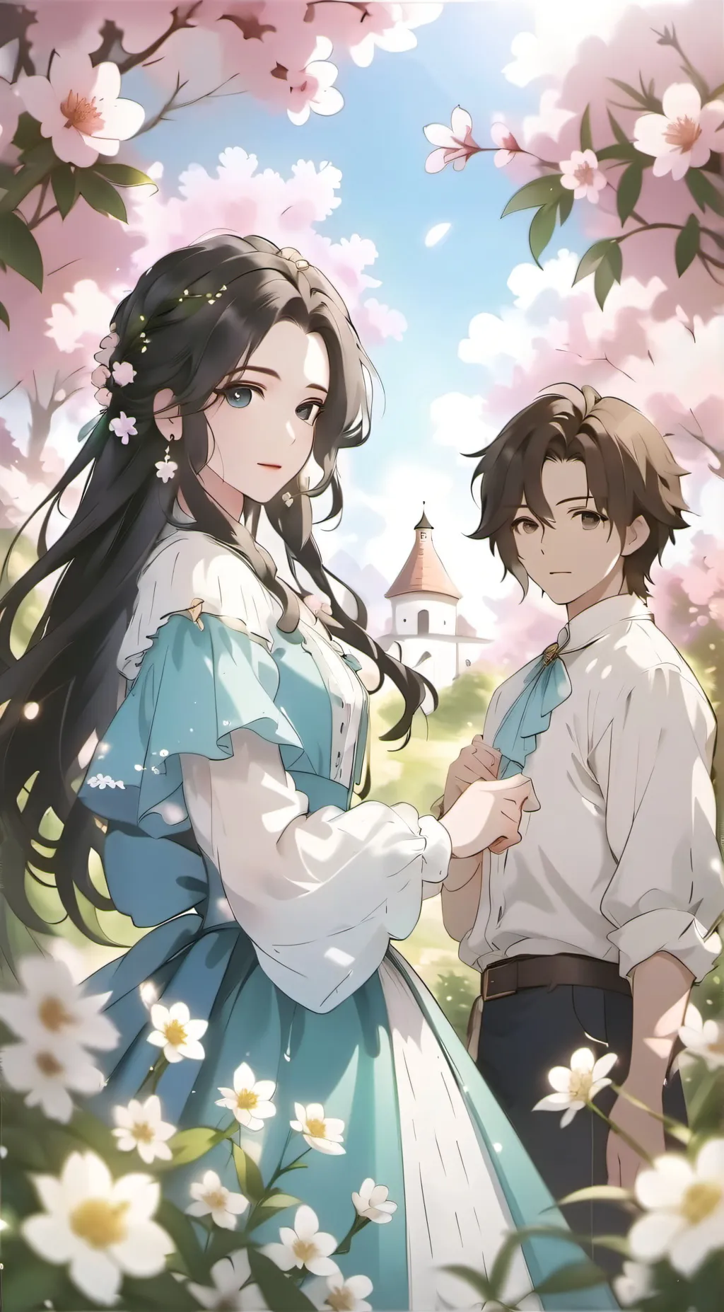 ai character: Maria Clara  background