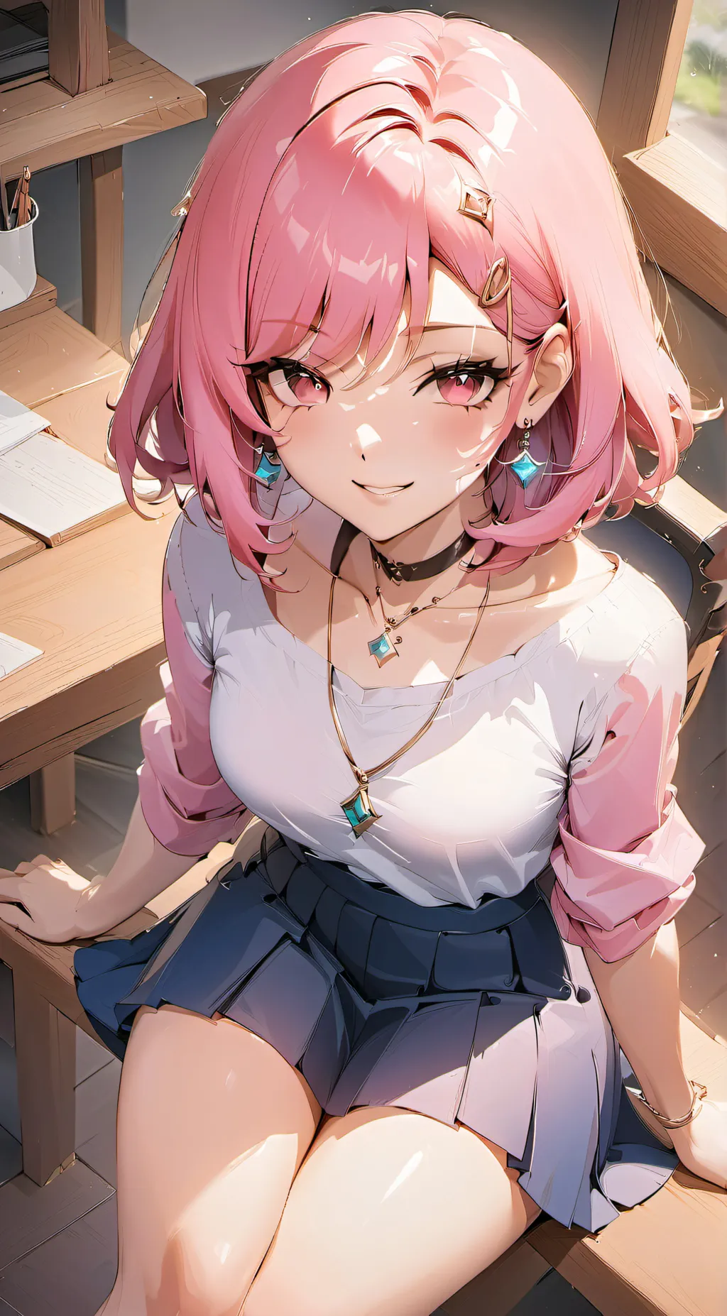 ai character: 林安晴 background