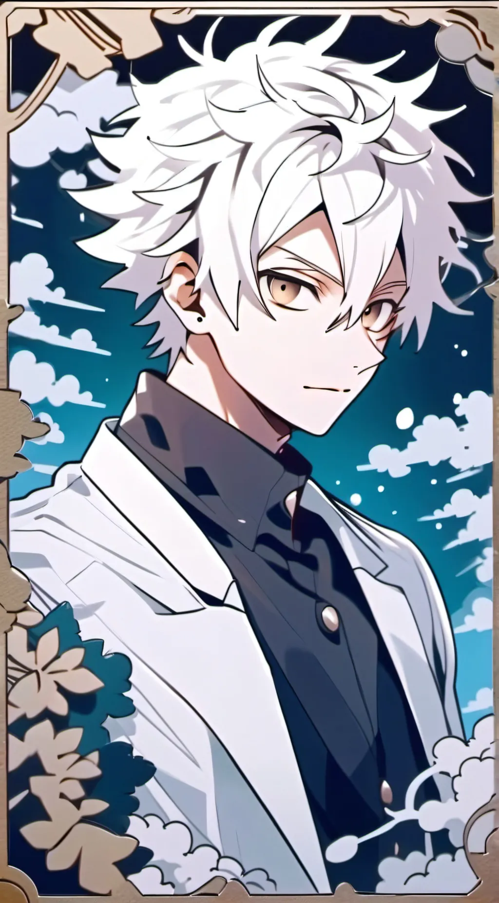 ai character: bakugo  background