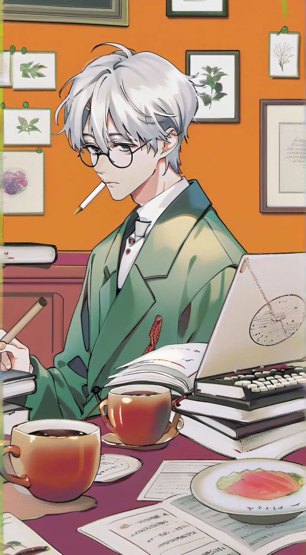 ai character: Chris Niel  background