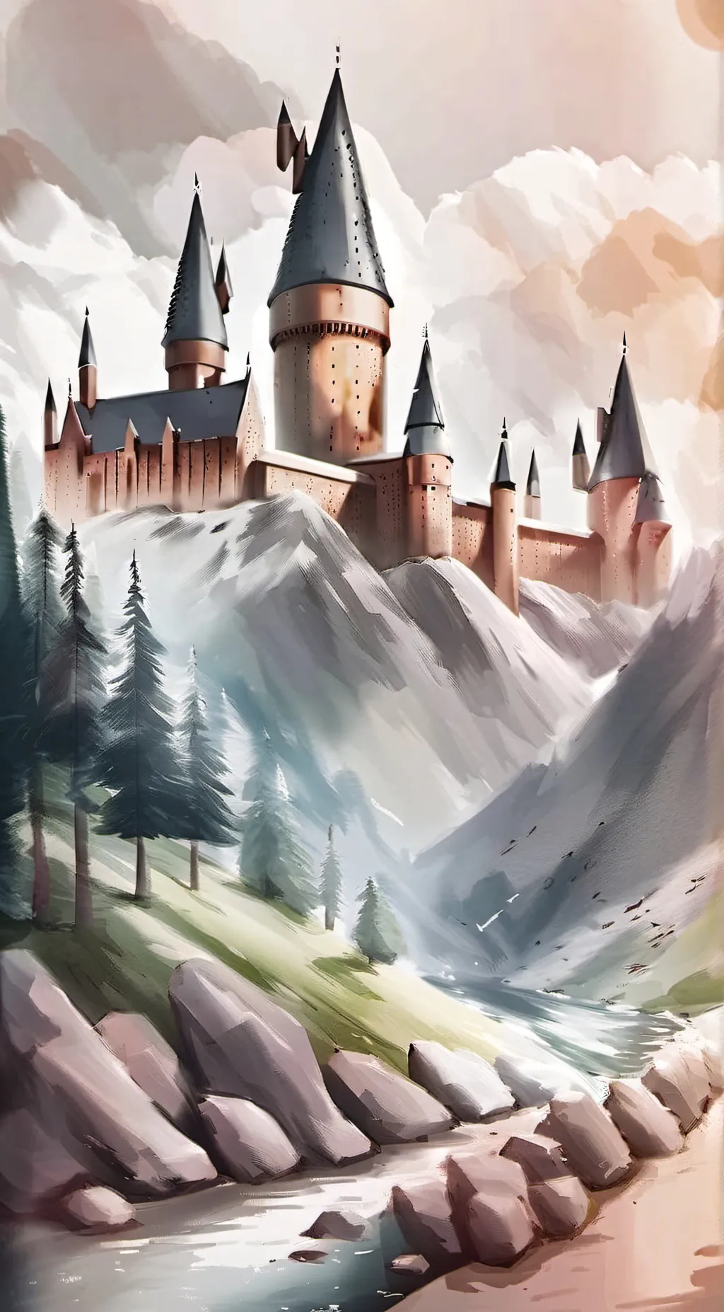 ai character: Crime in Hogwarts background