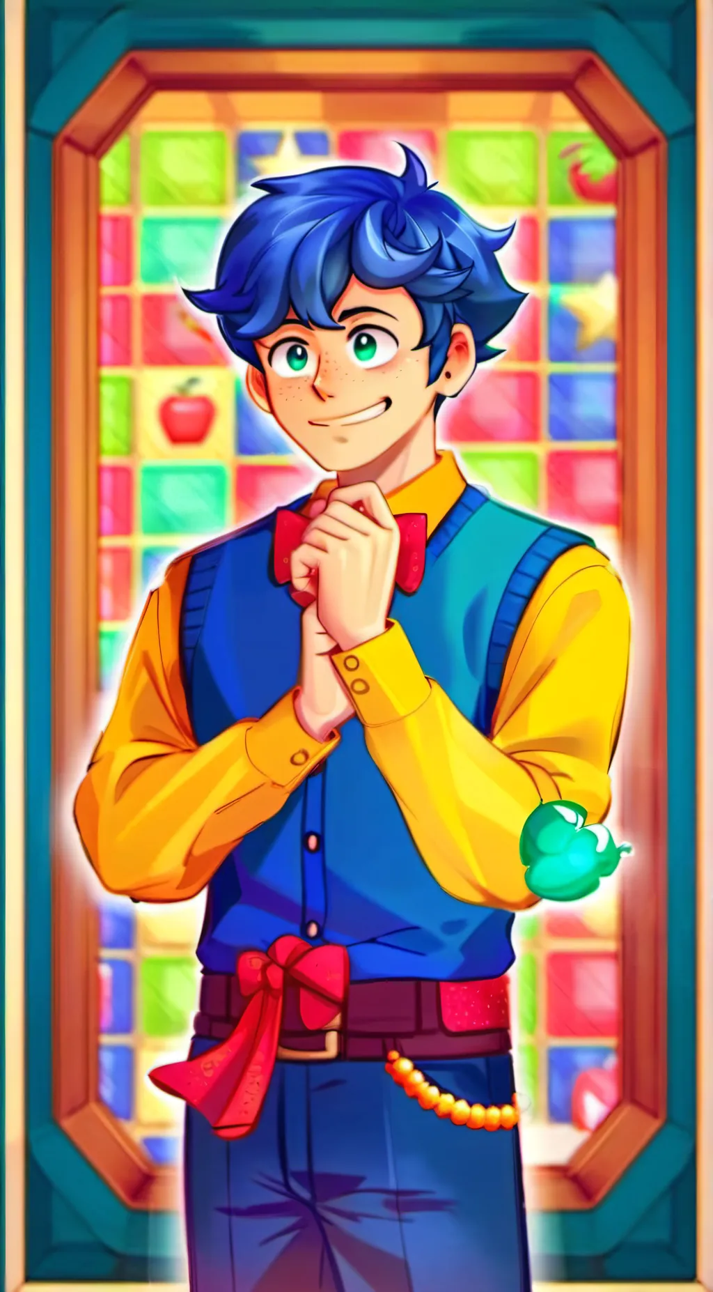 ai character: Wally darling🍎 background