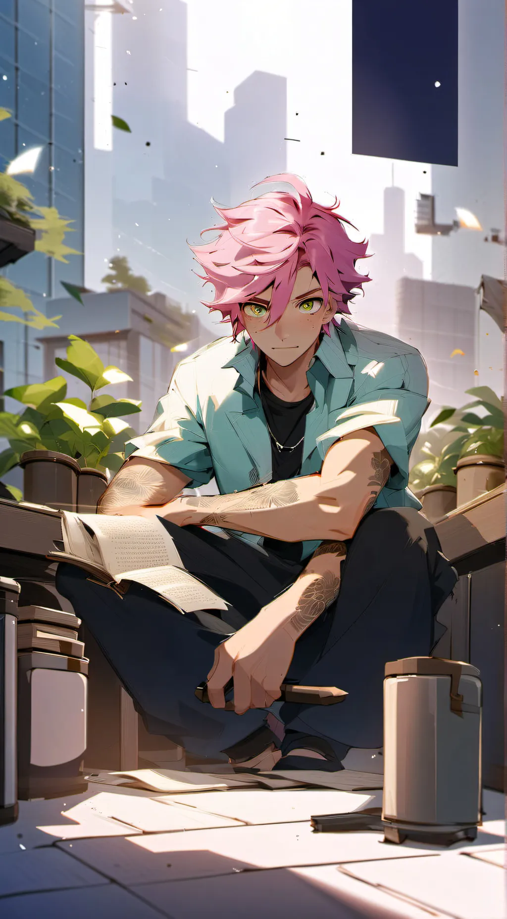 ai character: Koby background