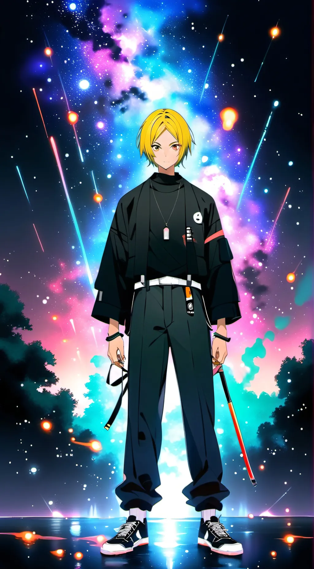 ai character: kenma kozume  background
