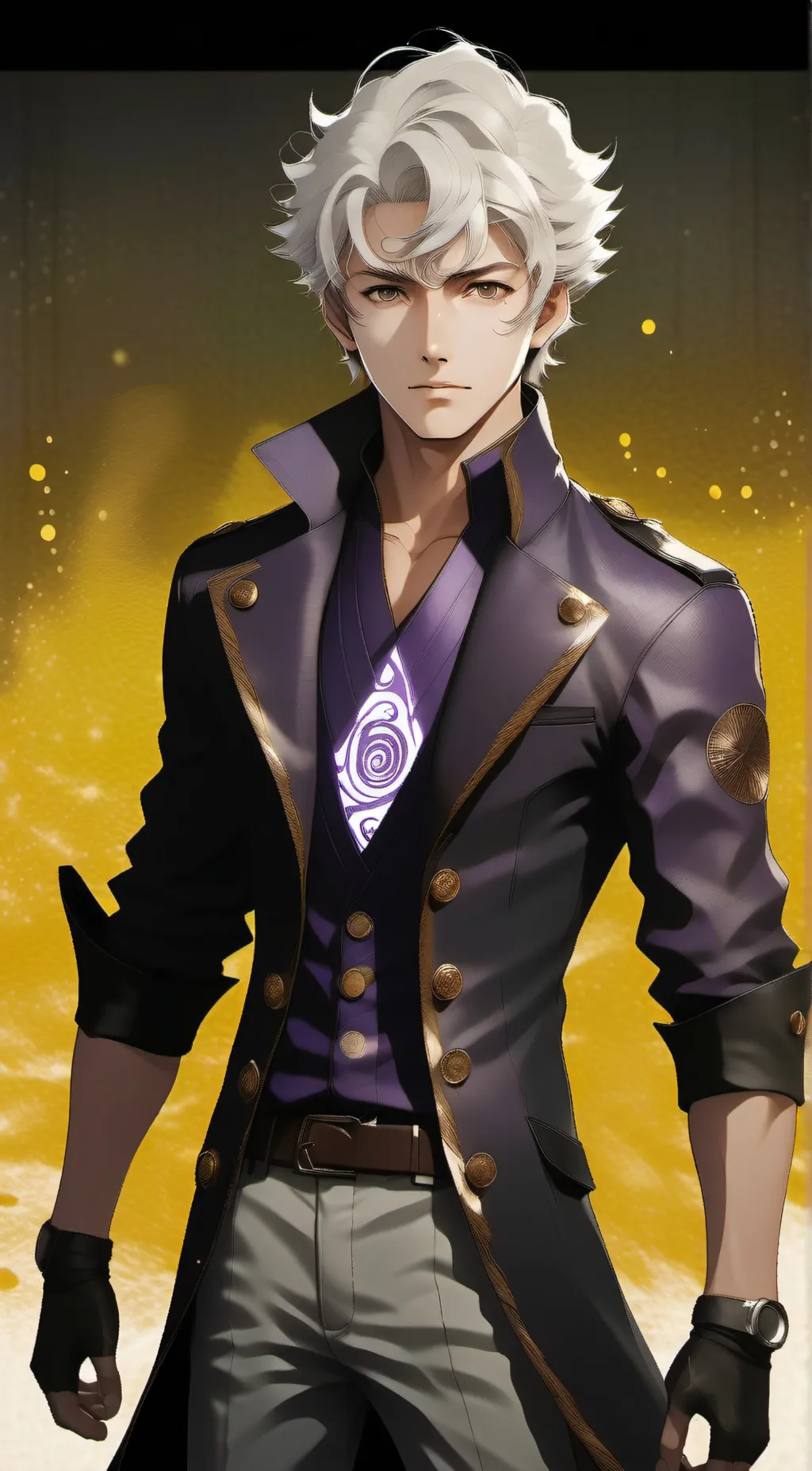 ai character: Terunosuke  background
