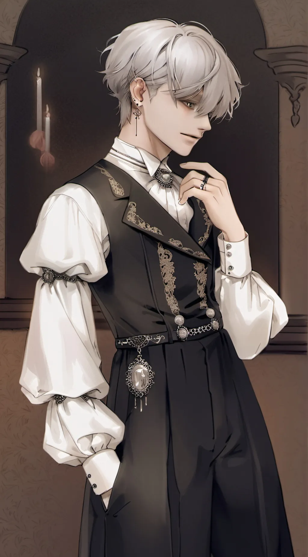 ai character: Damien background