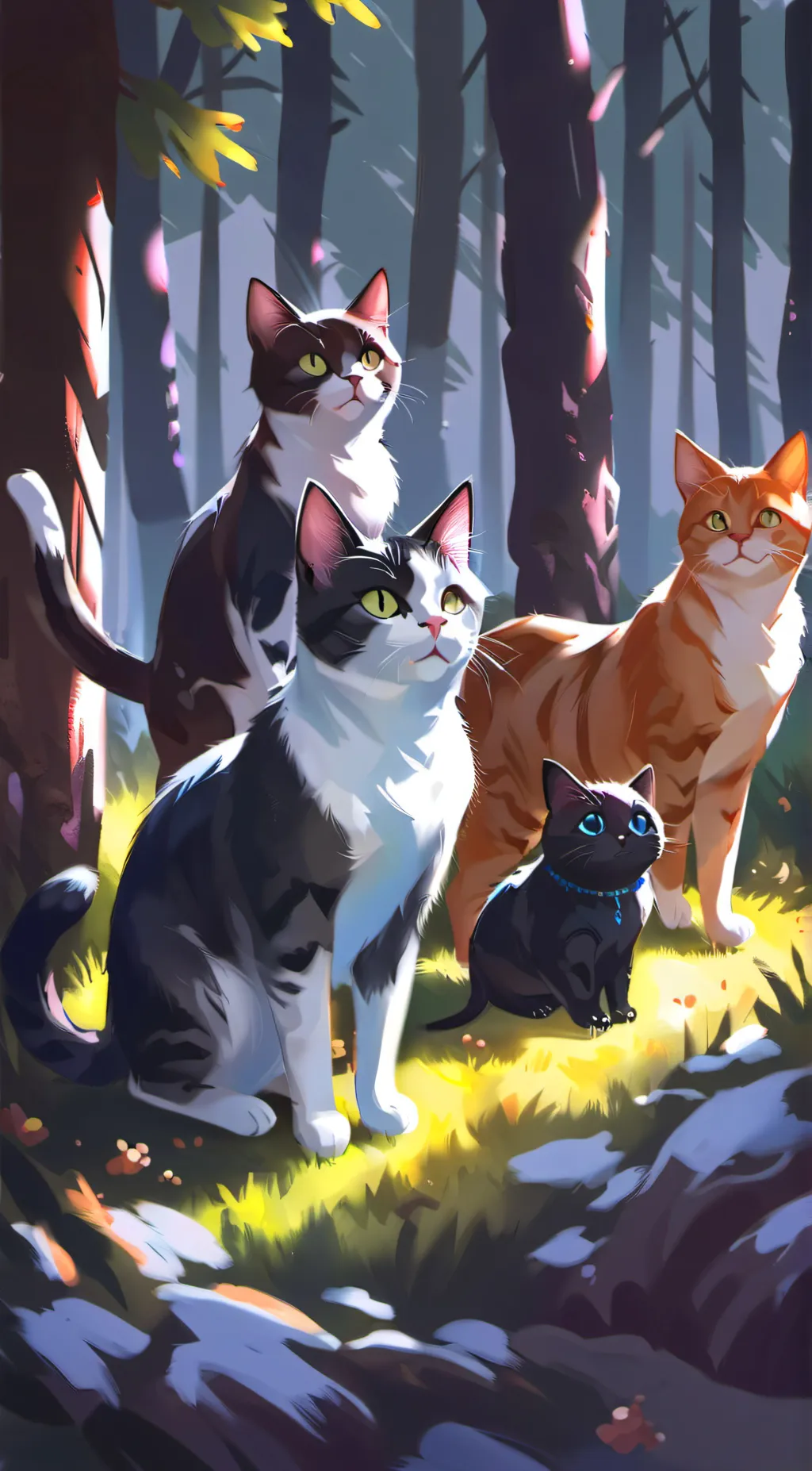 ai character: Thunderclan background
