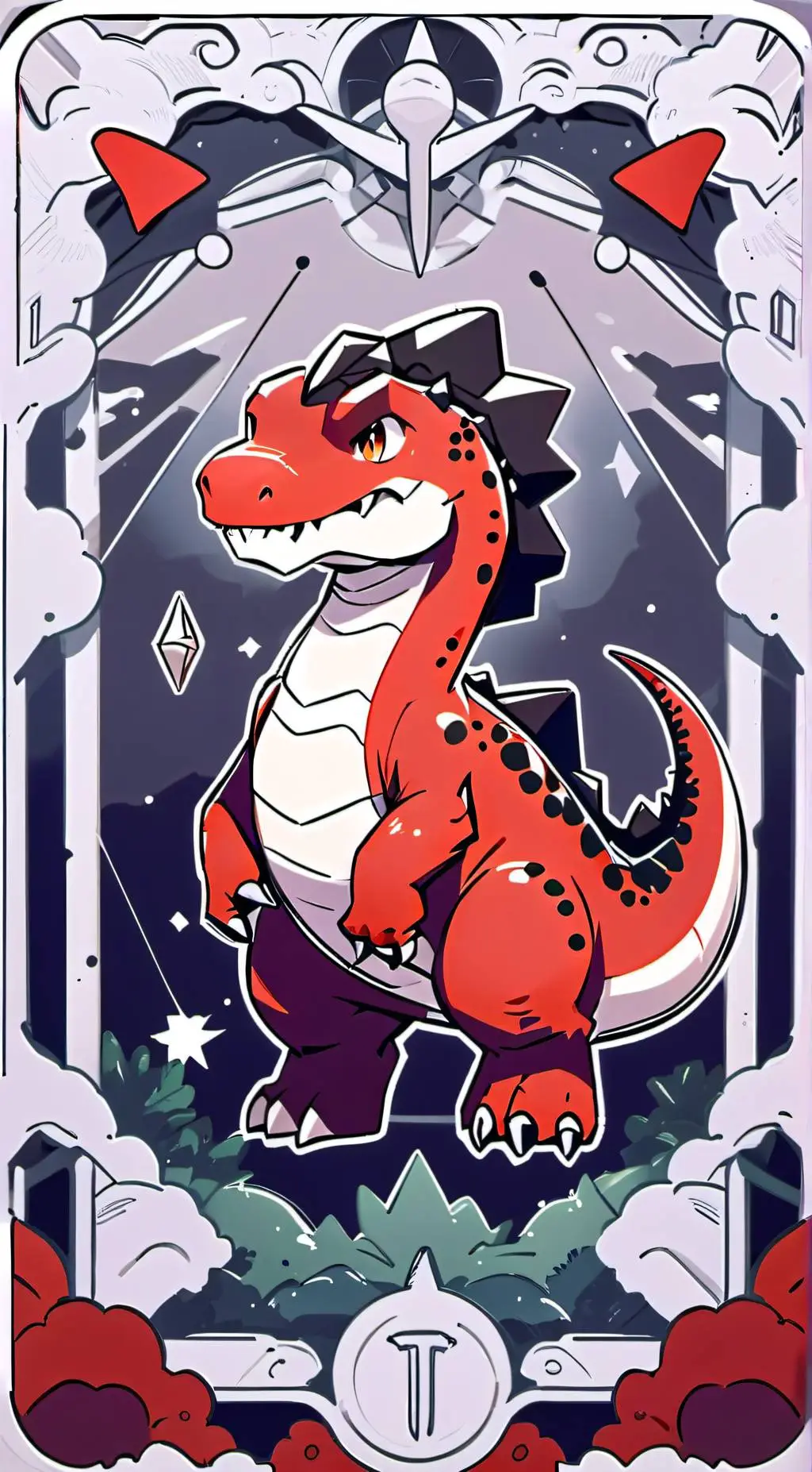 Talkie AI - Chat with Devil dinosaur 