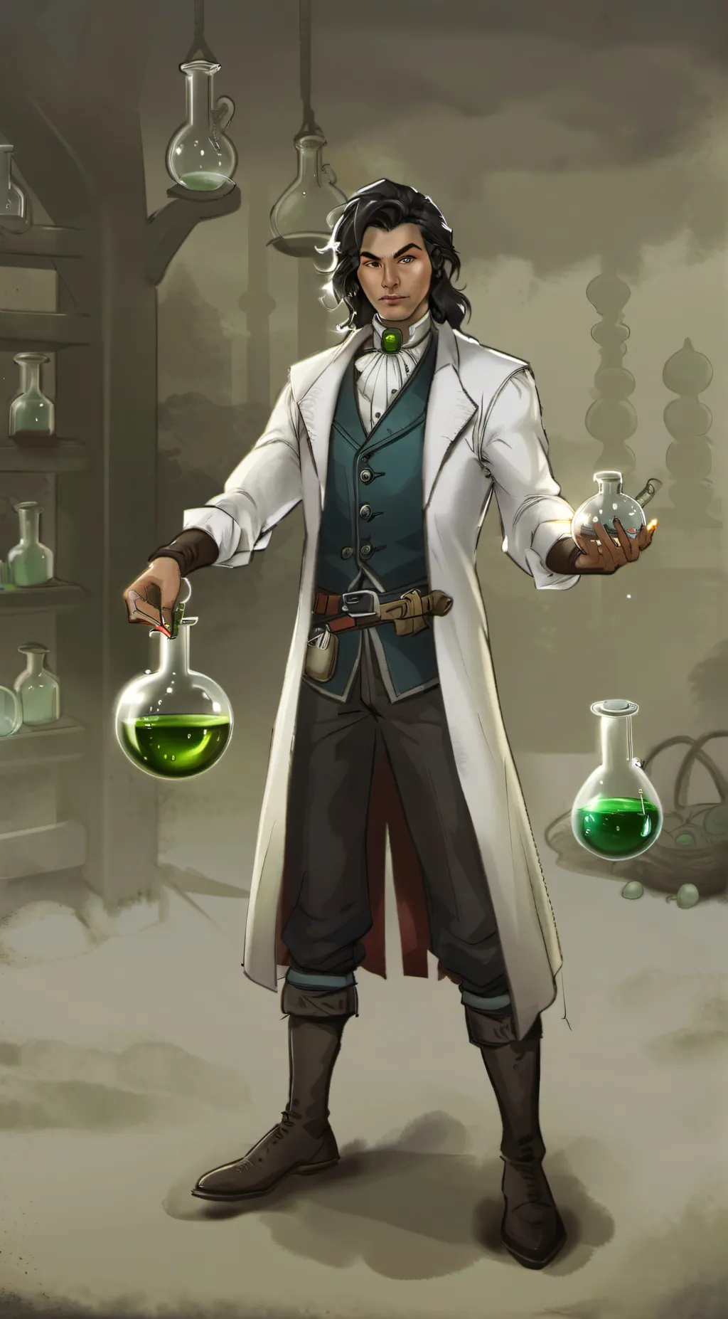 ai character: Draco Eventide background